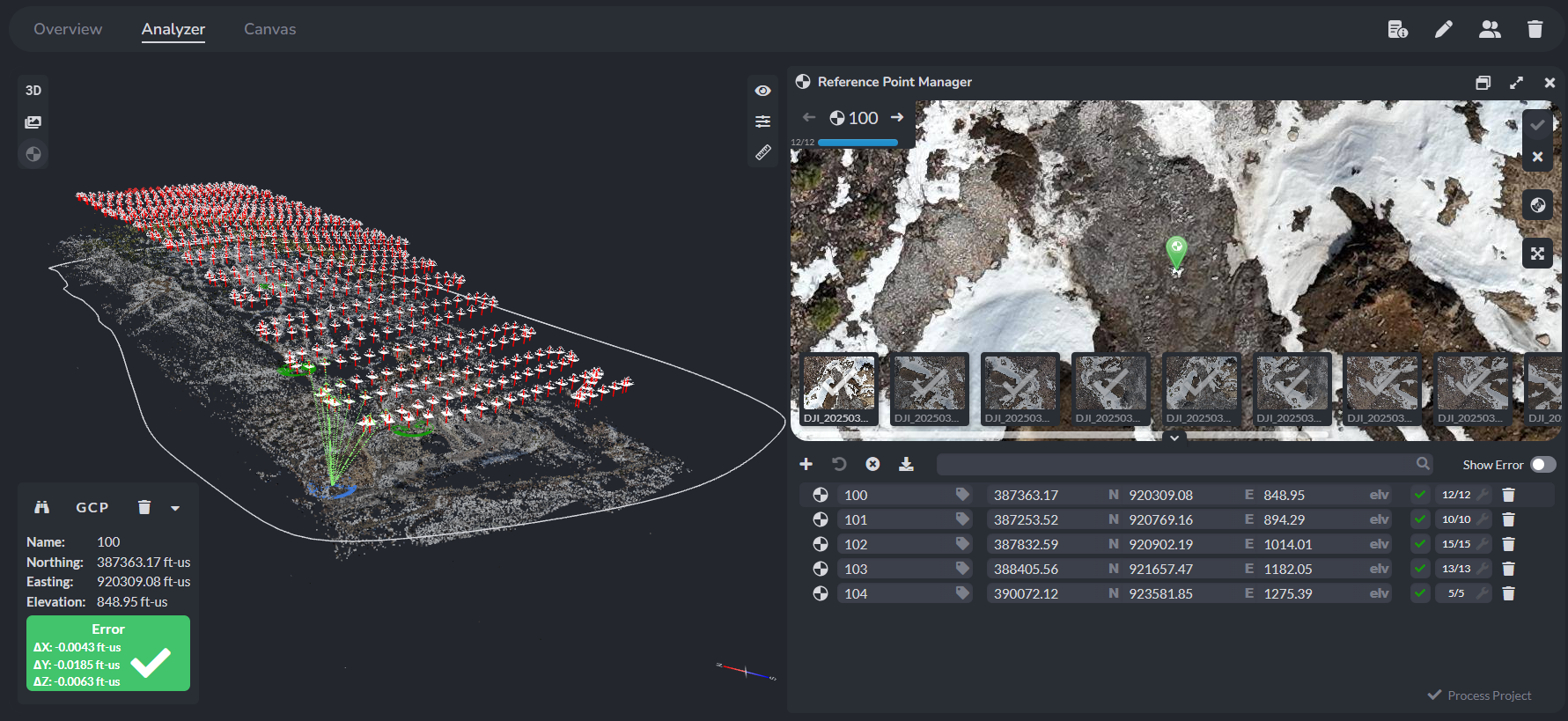 Drone site on Computer Drone site on Computer